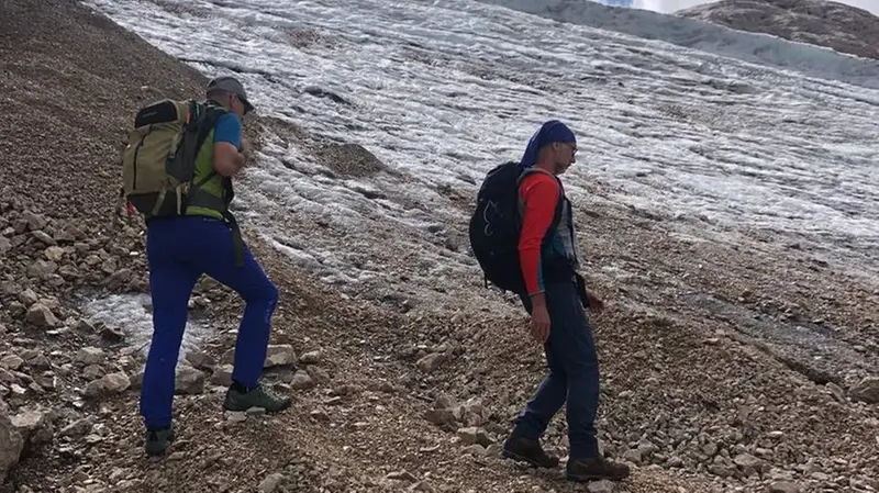 Climbing for climate 2024 al ghiacciaio della Marmolada - © www.giornaledibrescia.it