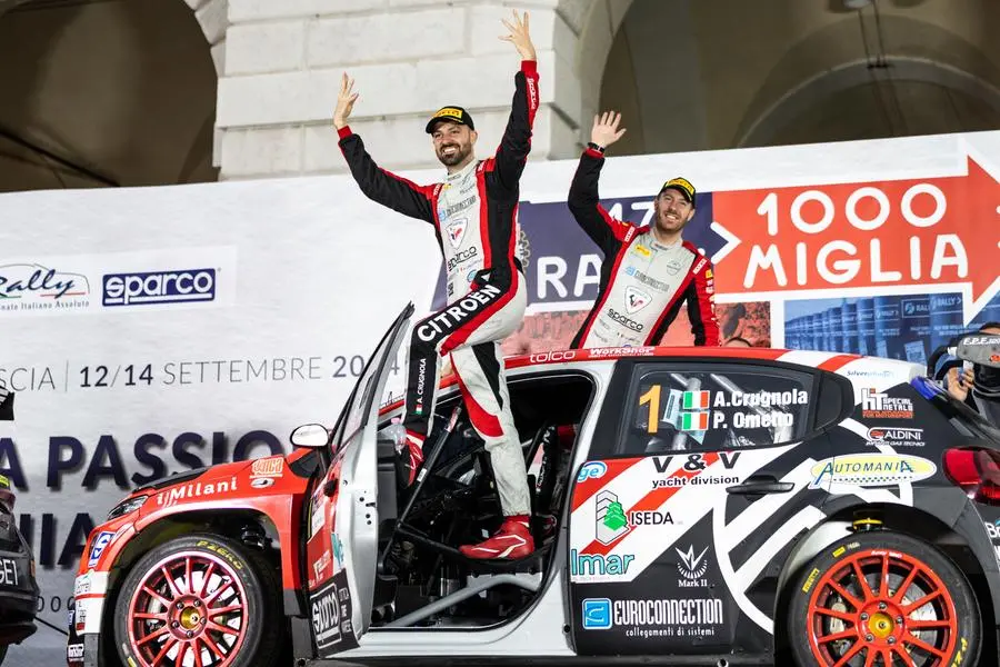 Rally Mille Miglia, vittoria di Crugnola e Ometto