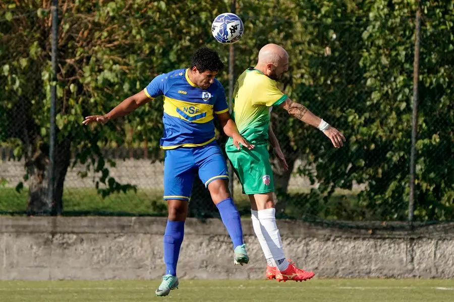 PRIMA CATEGORIA CALCIO BRESCIA MONTIRONE - PAITONE NELLA FOTO MZOUGHI E PICARDI    15-09-2024 perteghella@newreporter