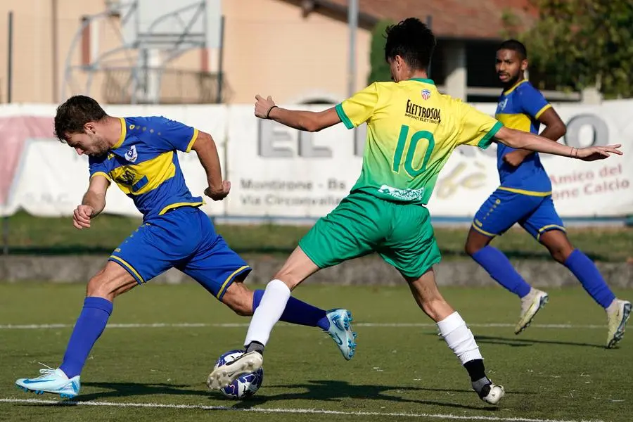 PRIMA CATEGORIA CALCIO BRESCIA MONTIRONE - PAITONE NELLA FOTO FONTANA E MARINONI     15-09-2024 perteghella@newreporter