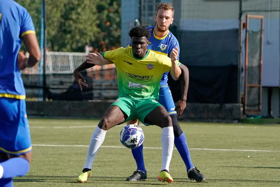 PRIMA CATEGORIA CALCIO BRESCIA MONTIRONE - PAITONE NELLA FOTO TURCHETTI E N'GUETTA AMOI YANNICK    15-09-2024 perteghella@newreporter