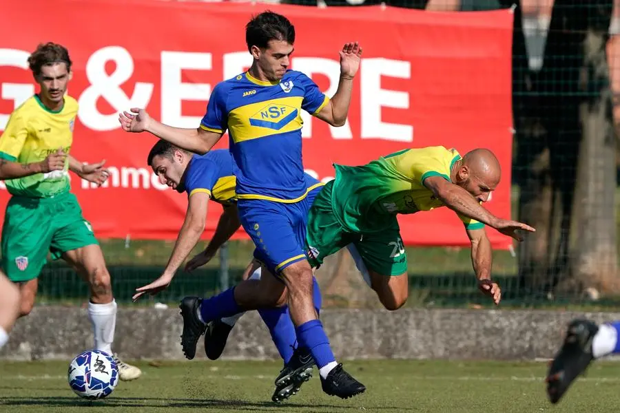 PRIMA CATEGORIA CALCIO BRESCIA MONTIRONE - PAITONE NELLA FOTO ZAMBELLI E BETTARI    15-09-2024 perteghella@newreporter