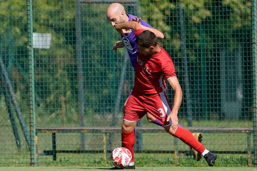 SPORT CALCIO SECONDA CATEGORIA FLERO-CASTELMELLA NELLA FOTO TARTINI E MORATI 15-09-2024 perteghella@newreporter