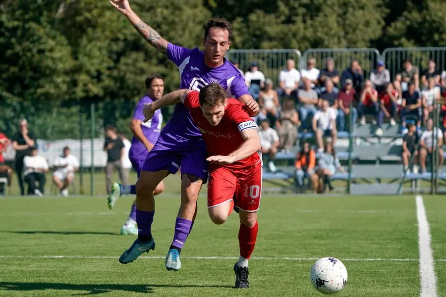 SPORT CALCIO SECONDA CATEGORIA FLERO-CASTELMELLA NELLA FOTO LEGATI E MILANESI 15-09-2024 perteghella@newreporter