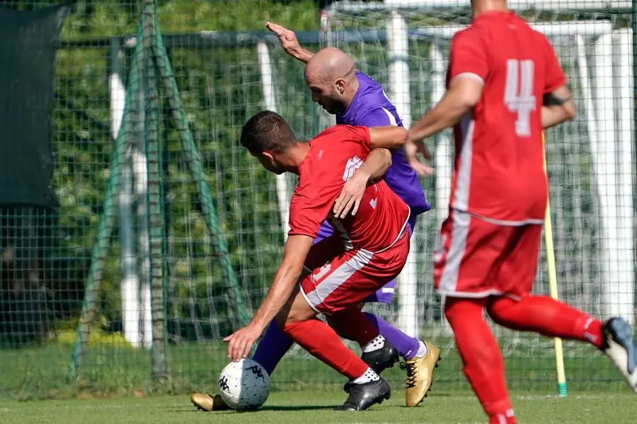 SPORT CALCIO SECONDA CATEGORIA FLERO-CASTELMELLA NELLA FOTO TARTINI E MORATI 15-09-2024 perteghella@newreporter