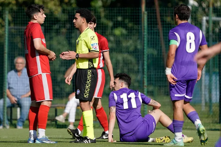 SPORT CALCIO SECONDA CATEGORIA FLERO-CASTELMELLA NELLA FOTO 15-09-2024 perteghella@newreporter