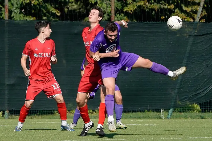 SPORT CALCIO SECONDA CATEGORIA FLERO-CASTELMELLA NELLA FOTO 15-09-2024 perteghella@newreporter