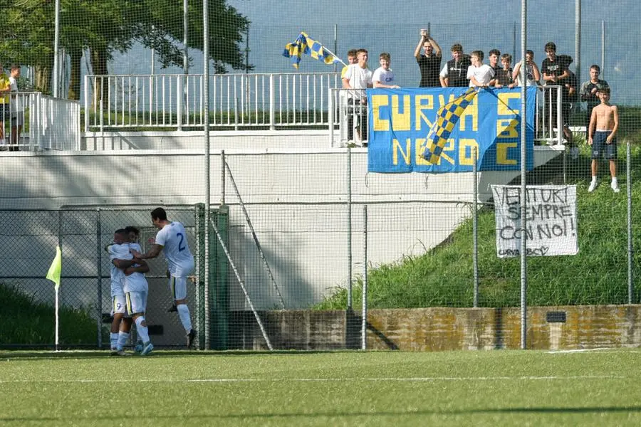 CALCIO ECCELLENZA GIRONE C CAZZAGO BORNATO CALCIO VS  ATELITICO CASTEGNATO  NELLA FOTO ESULTANZA CAZZAGO  15-09-2024 zanardini@newreporter