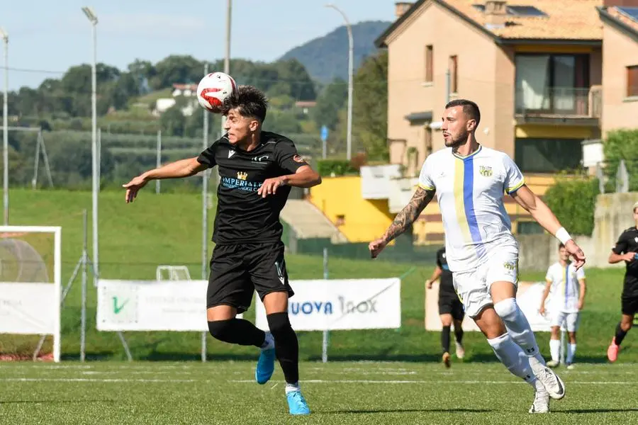 CALCIO ECCELLENZA GIRONE C CAZZAGO BORNATO CALCIO VS  ATELITICO CASTEGNATO  NELLA FOTO  TEREZIU GABRIELE 15-09-2024 zanardini@newreporter