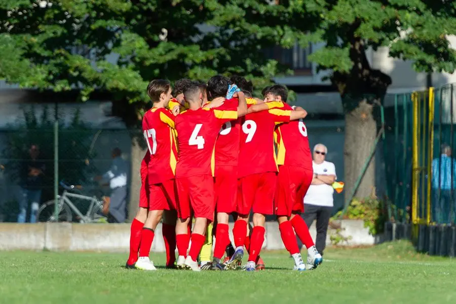 Sport Calcio Chiari Prima Categoria  Chiari - Castrezzato nella foto esultanza del chiari 15/09/2024 mazzocchi@newreporter