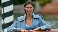 Italian model Bianca Balti arrives at the Lido Beach for the Venice International Film Festival, in Venice, Italy, 30 August 2023. The 80th edition of the Venice Film Festival runs from 30 August to 09 September 2023. ANSA/ETTORE FERRARI