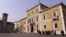 Il rettorato in piazza Mercato (foto d'archivio)