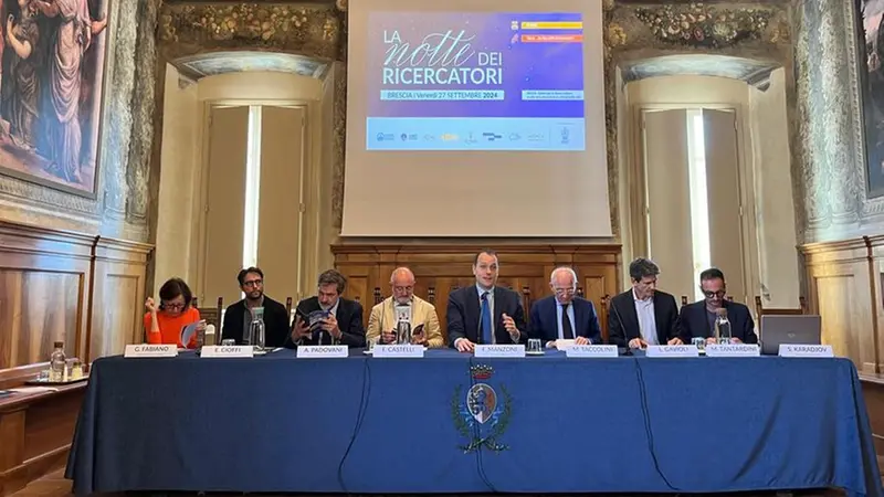 La presentazione in Loggia della Notte dei ricercatori 2024