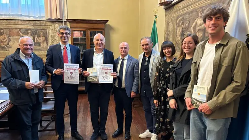 La presentazione in Loggia della nona edizione della Brescia-Napoli