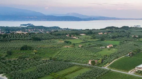 Uno scorcio delle colline della Valtenesi