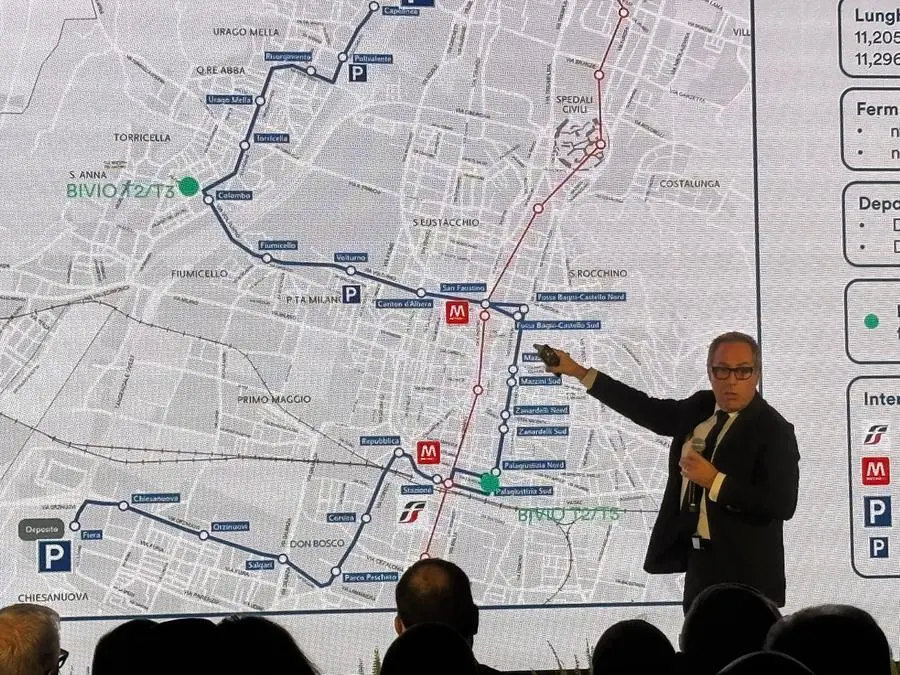 Il convegno sul tram all'auditorium Santa Giulia