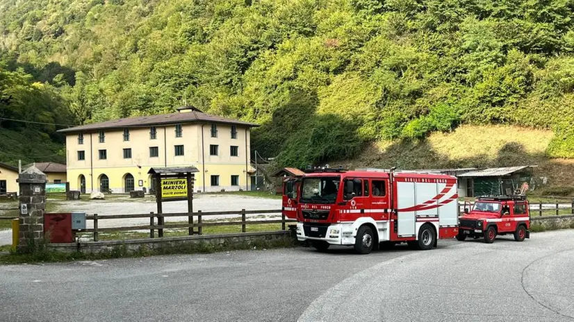 I Vigili del fuoco a Pezzaze © www.giornaledibrescia.it