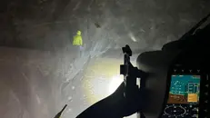 Il soccorso alpino sul ghiacciaio dell'Adamello