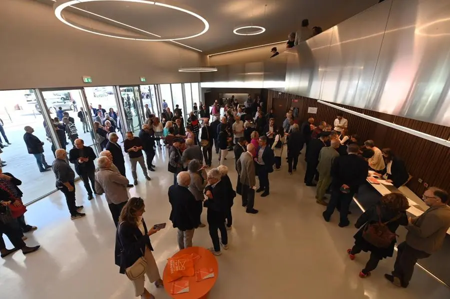 L'inaugurazione del Teatro Borsoni