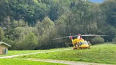 Incidente in moto a Berzo Demo, arriva l'eliambulanza