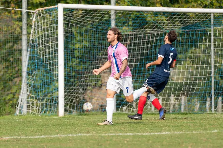 SPORT CALCIO PRIMA CATEGORIA LA SPORTIVA OME BORGOSATOLLO nella foto GOL LODA 1-0 22-09-2024 pasquali@newreporter