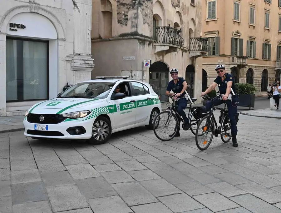 La domenica ecologica in centro a Brescia