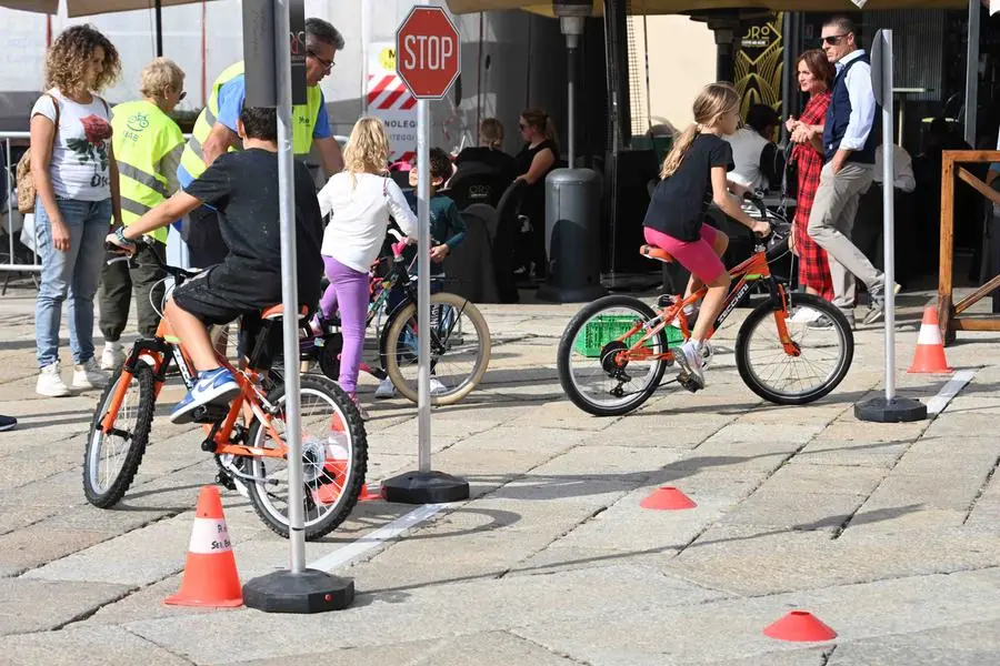 La domenica ecologica in centro a Brescia