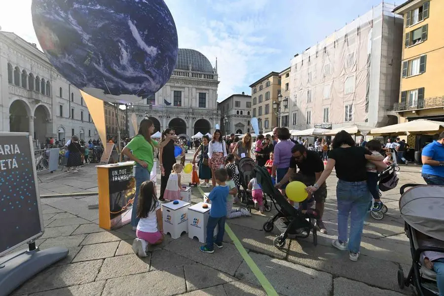 La domenica ecologica in centro a Brescia