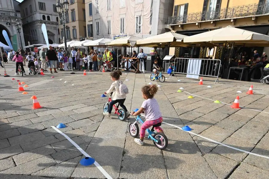 La domenica ecologica in centro a Brescia