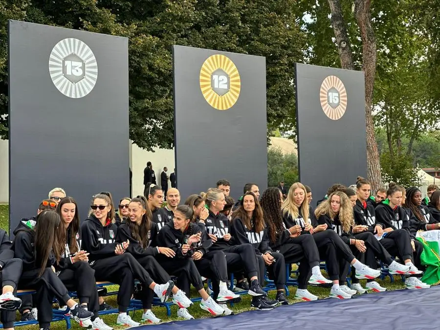 Al Quirinale la cerimonia di Restituzione della bandiera italiana olimpica con gli atleti olimpici e paralimpici bresciani