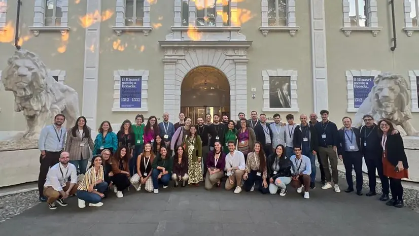 I partecipanti in Pinacoteca