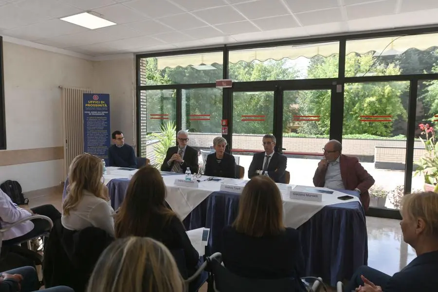 CRONACA BRESCIA VILLA ELISA INAUGURAZIONE UFFICIO DI PROSSIMITA’ PER SANDRINI 24-09-2024 MARCO ORTOGNI NEW EDEN GROUP