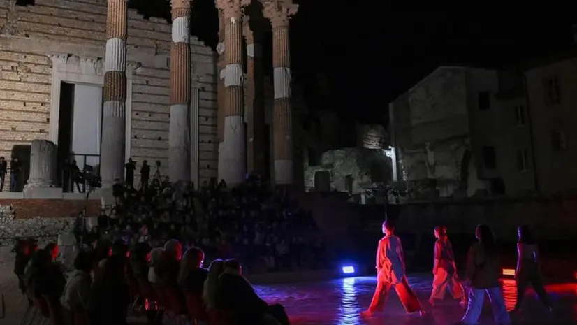 Uno spettacolo al Capitolium - Foto/Bresciagram