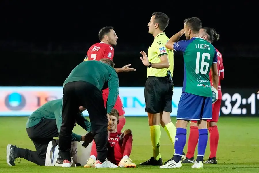 SERIE C CALCIO BRESCIA  FERALPISALO' - GIANA ERMINIO NELLA FOTO UN MOMENTO DI GIOCO     25-09-2024 perteghella@newreporter