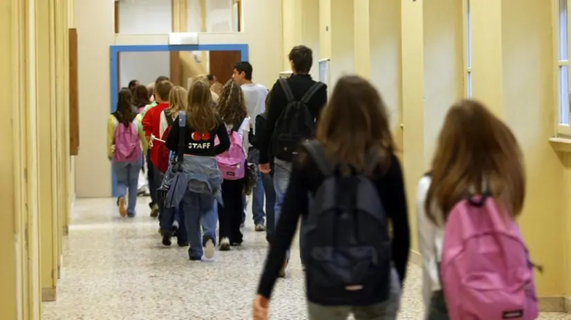 Studenti di una scuola superiore bresciana - © www.giornaledibrescia.it