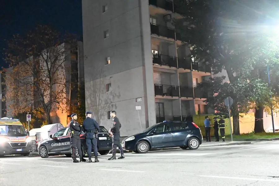 L'intervento a Urago Mella in via Lodrini