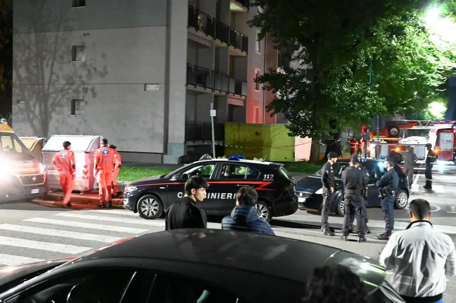 L'intervento a Urago Mella in via Lodrini