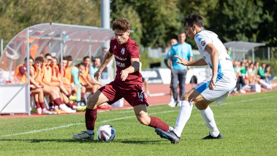 SPORT CALCIO SERIE D DESENZANO BRENO NELLA FOTO CONTESSI E BIONDINI scaroni@newreporter