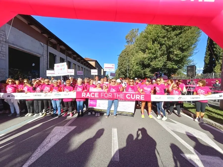 La partenza della Race for the cure 2024