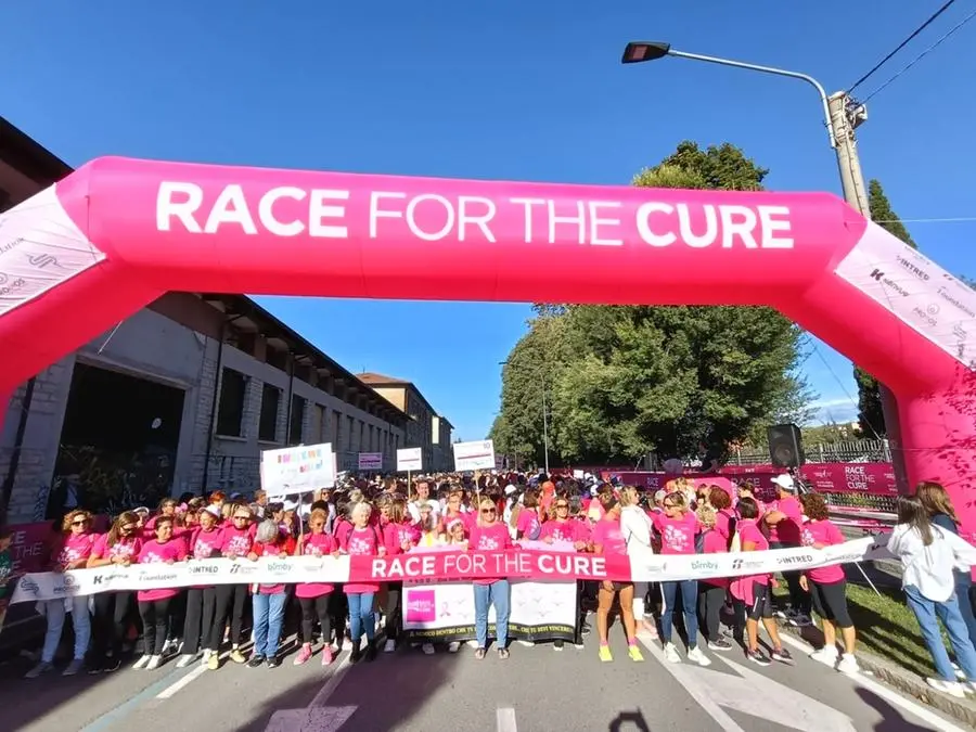 La partenza della Race for the cure 2024