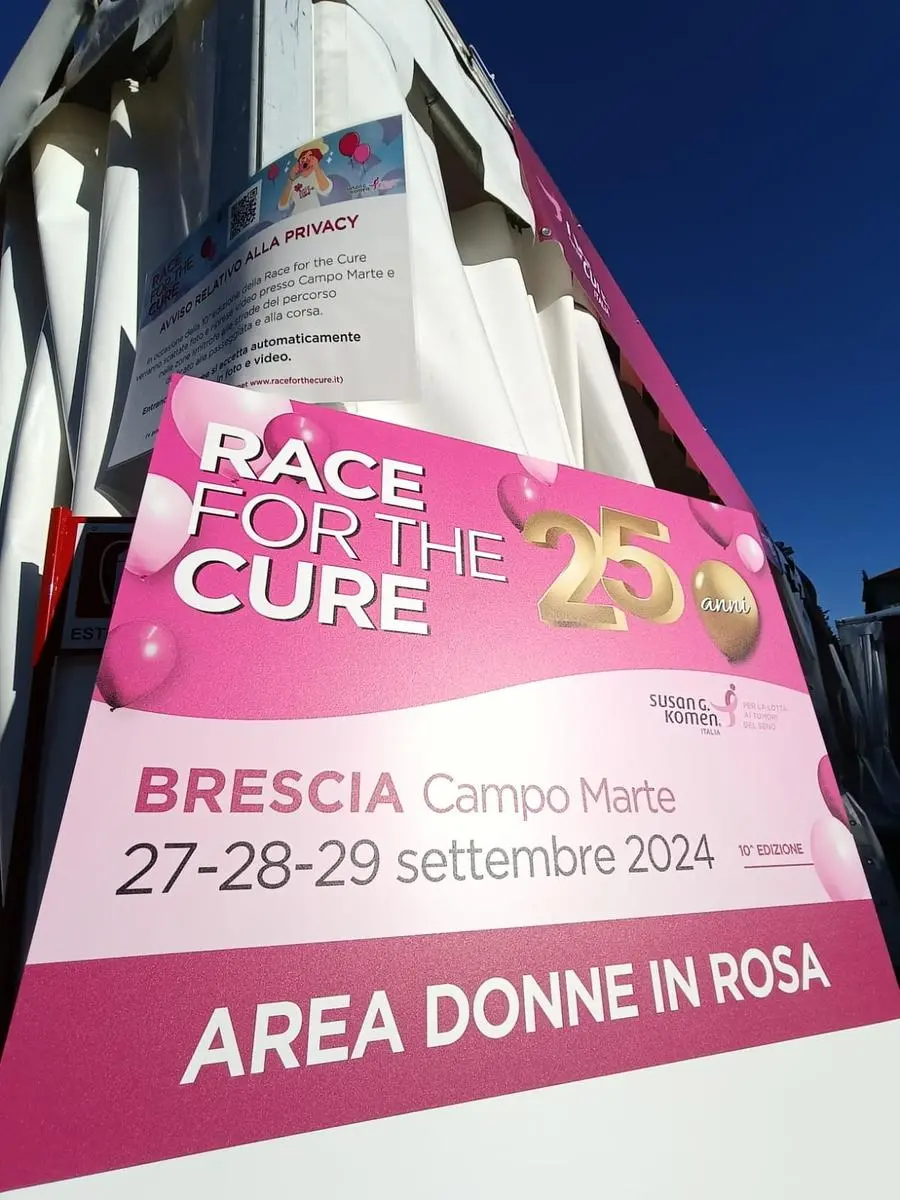 La partenza della Race for the cure 2024