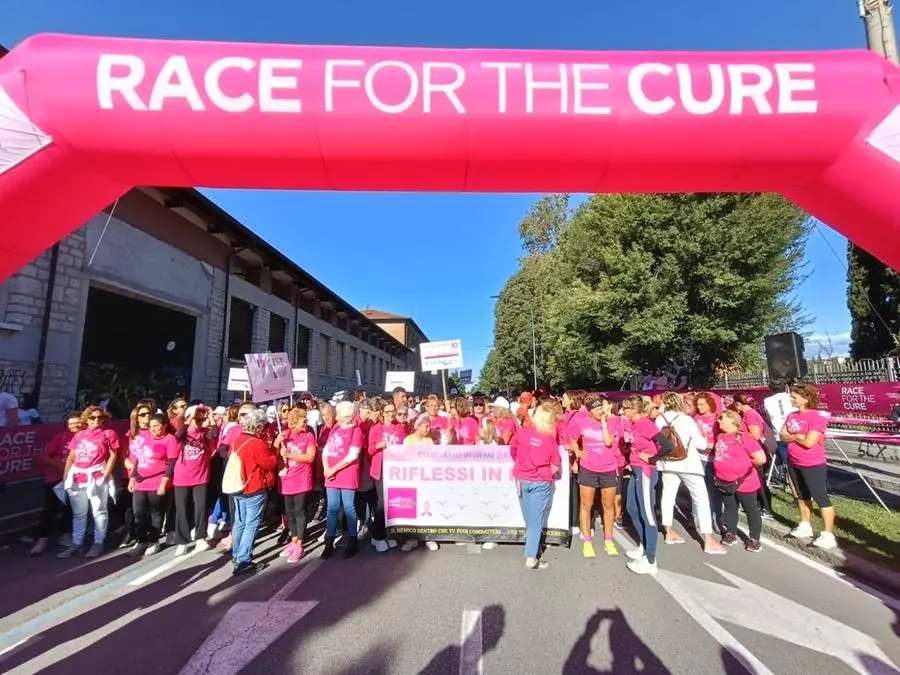 La partenza della Race for the cure 2024