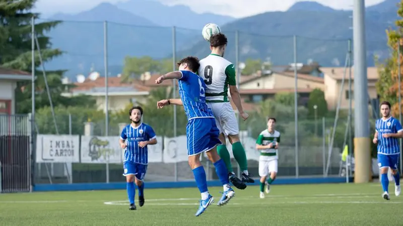 SPORT CALCIO SECONDA CATEGORIA VALTENESI CONCESIO NELLA FOTO UN MOMENTO DI GIOCO scaroni@newreporter