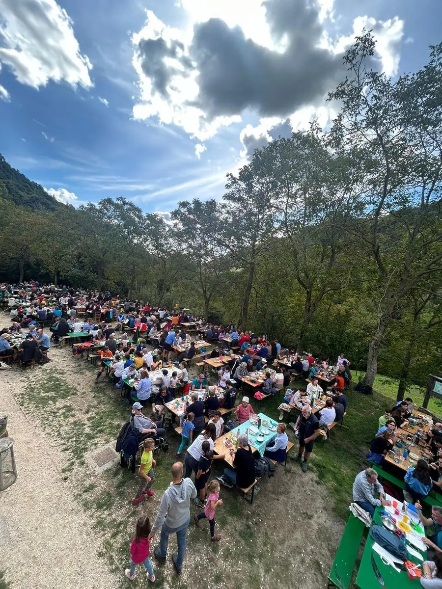 La festa a Piazzole di Gussago per i 50 anni di Agesci