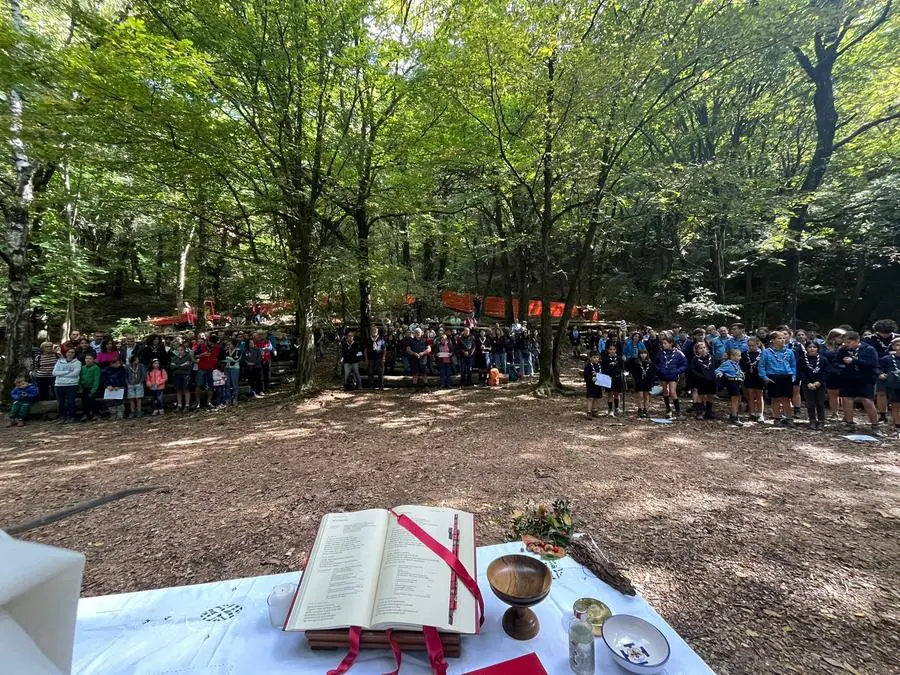 La festa a Piazzole di Gussago per i 50 anni di Agesci