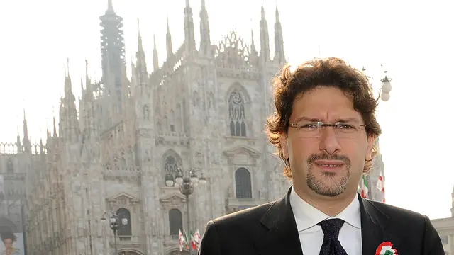 FOTO PER SITO. Manfredi Palmeri, candidato sindaco di Milano per il Terzo Polo ANSA/DANIEL DAL ZENNARO
