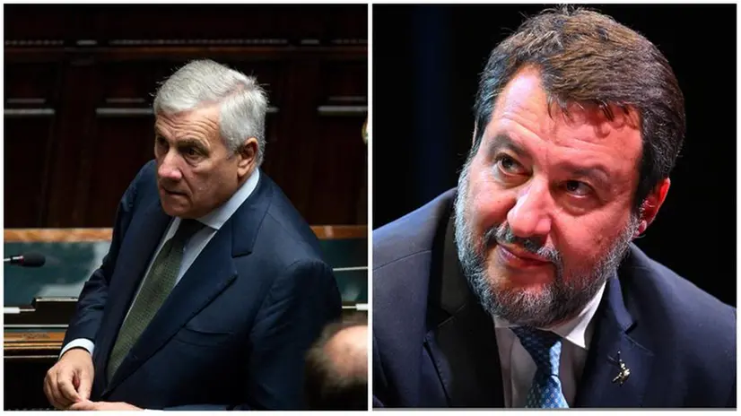 Da sinistra: Antonio Tajani e Matteo Salvini - Foto Ansa © www.giornaledibrescia.it