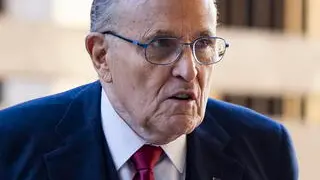 epa11030824 Former attorney for former President Donald Trump Rudy Giuliani arrives to the US District Court for his defamation case brought by two Fulton County election workers in Washington, DC, USA, 15 December 2023. The two Atlanta workers, Ruby Freeman and Shane Moss, successfully sued Giuliani for defamation after they were harassed following Giuliani's false election claims. The DC jury is determining how much Giuliani will pay them. EPA/JIM LO SCALZO