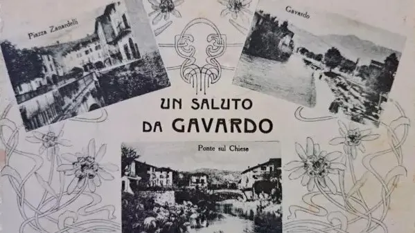 Un saluto da Gavardo nella cartolina del 1913