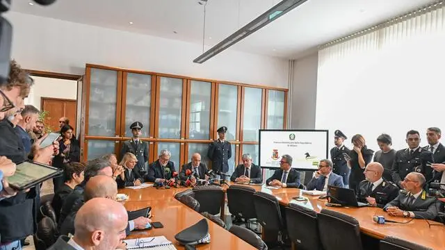 Procura di Milano conferenza stampa arresti capi Ultra Milan e Inter, Milano, 30 Settembre 2024, Ansa/Andrea Fasani,